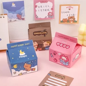 Bloc de Notas Kawaii con Dibujos Animados